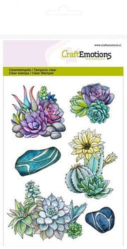 CraftEmotions clearstamps A6 - cactus vetplant Botanical Nature (130501/1255) (AFGEPRIJSD)