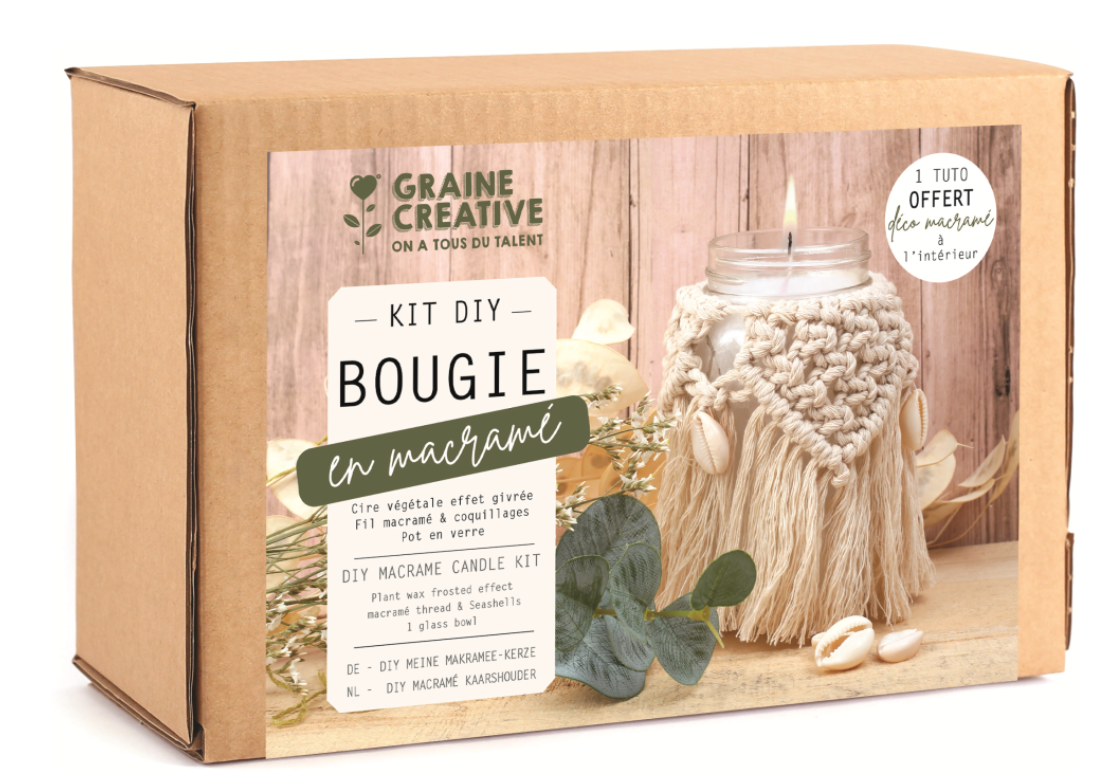 GC Plantaardige Kaarsen Maken Set Macramé Bohemian (152020) *