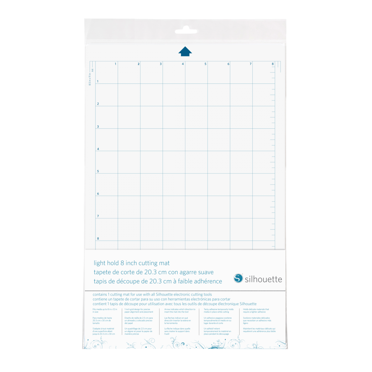 Silhouette Snijmat 8" LIGHT GRIP (CUT-MAT-8LT-3T)