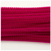 Vaessen Creative • Chenilledraden 6mm 25st. 30cm Fuchsia (1601-417)