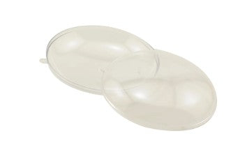 Vaessen Creative • Plastic Bal Vlak 2-delig Pre-packed 9cm (1613-071)