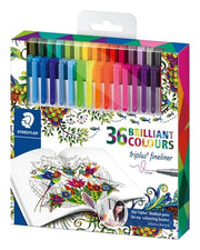triplus fineliner - etui 36 kl. (26 + 10) (334C36