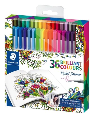 triplus fineliner - etui 36 kl. (26 + 10) (334C36