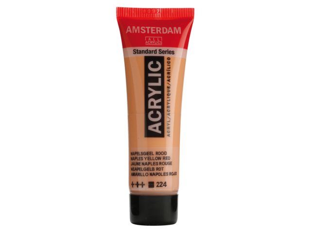 Amsterdam Acrylverf 20 ml Napelsgeel Rood (17042240)