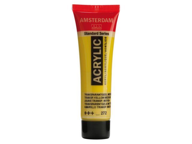 Amsterdam Acrylverf 20 ml Transparantgeel Middel (17042720)
