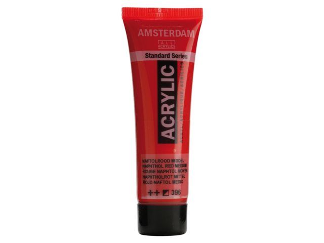Amsterdam Acrylverf 20 ml Naftolrood Middel (17043960)
