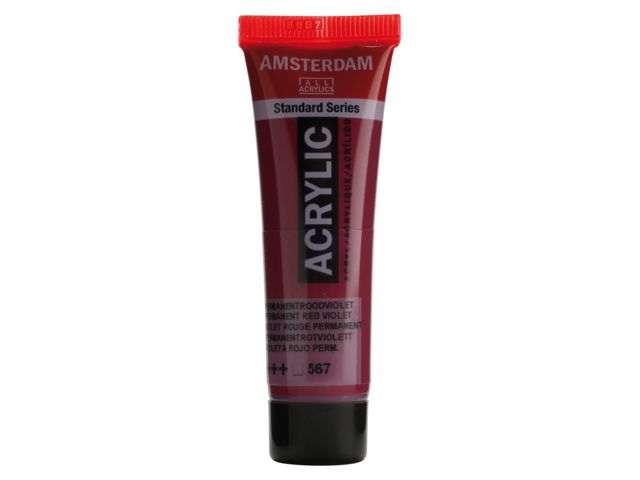 Amsterdam Acrylverf 20 ml Permanentrood Violet (17045670)