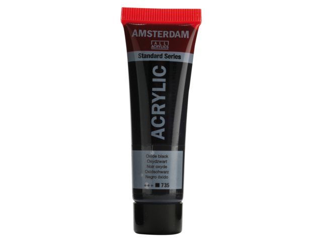 Amsterdam Acrylverf 20 ml Oxydzwart (17047350)