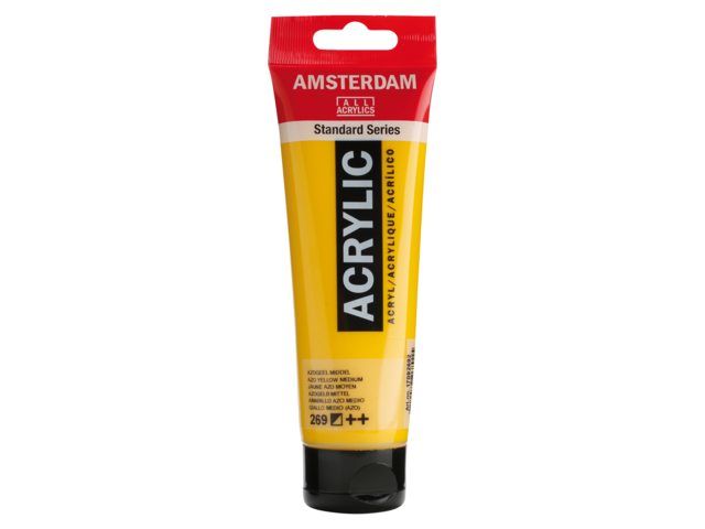 Amsterdam Acrylverf 120 ml Azogeel Middel (17092692)