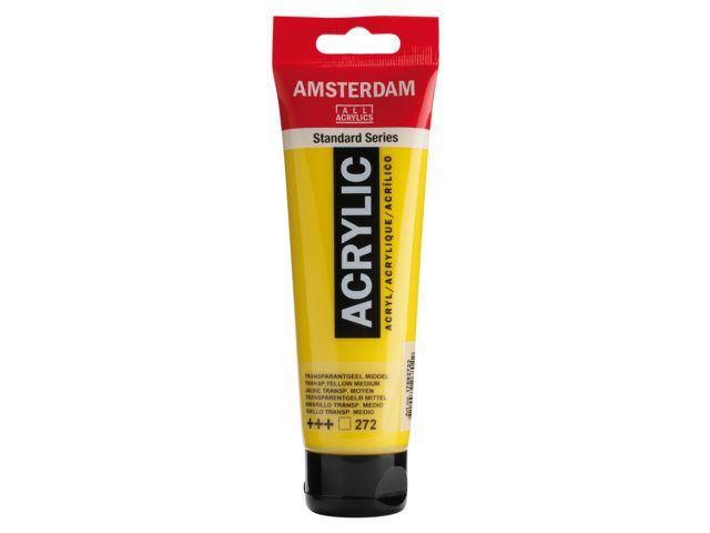 Amsterdam Acrylverf 120 ml Transparantgeel Middel (17092722)
