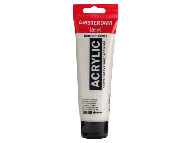 Amsterdam Acrylverf 120 ml Titaanbuff Donker (17092902)