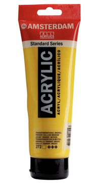 Amsterdam Acrylverf 250 ml Transparantgeel Middel (17122720)