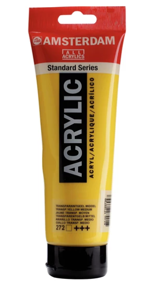 Amsterdam Acrylverf 250 ml Transparantgeel Middel (17122720)