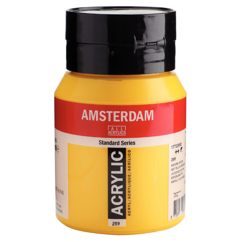 Amsterdam Acrylverf 500 ml 269 Azogeel Middel (17722692)