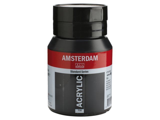 Amsterdam Acrylverf 500 ml 735 Oxydzwart (17727352)