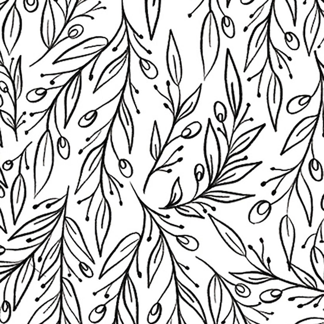 Cricut Joy™ Adhesive-Backed Deluxe Paper, Black and White Botanicals (2008049)