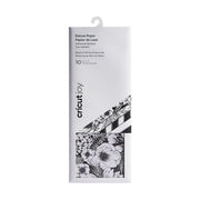 Cricut Joy™ Adhesive-Backed Deluxe Paper, Black and White Botanicals (2008049)