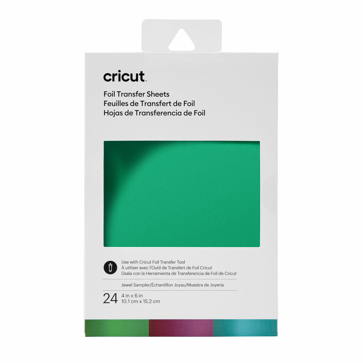 Cricut Foil Transfer Sheets 4 x 6" Jewel sampler (2008715)