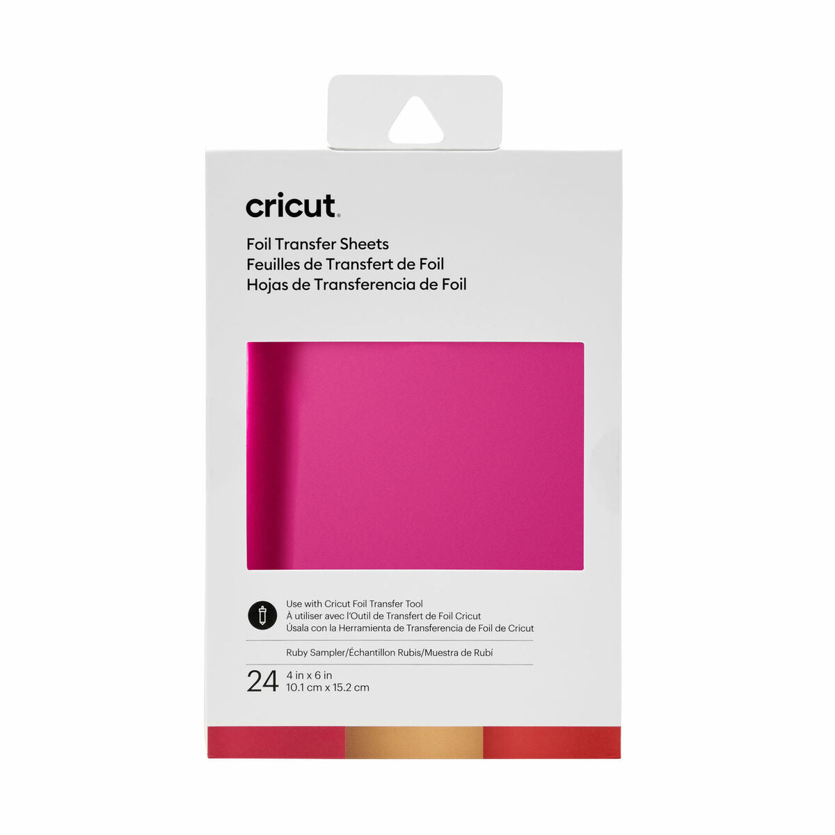 Cricut Foil Transfer Sheets 4 x 6" Ruby sampler (2008717)