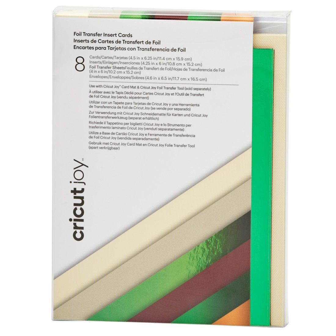 Cricut Joy Foil Transfer Insert Cards Cameron Sampler (8pcs) (2009209)