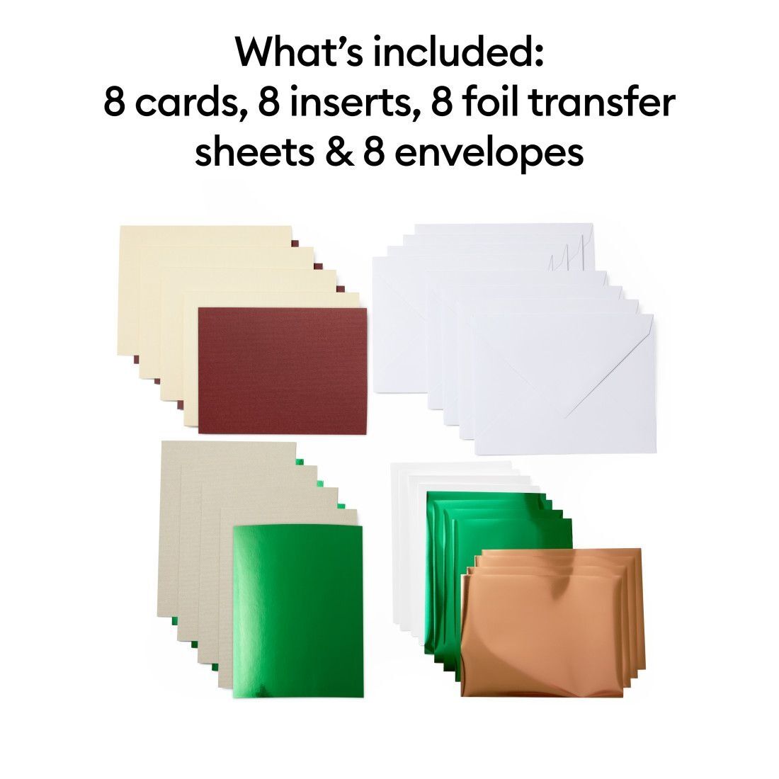 Cricut Joy Foil Transfer Insert Cards Blue Lagoon Sampler (8pcs) (2009210)