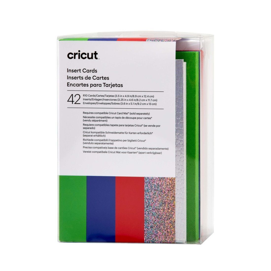 Cricut Insert Cards Rainbow Scales Sampler (R10 42pcs) (2009467)