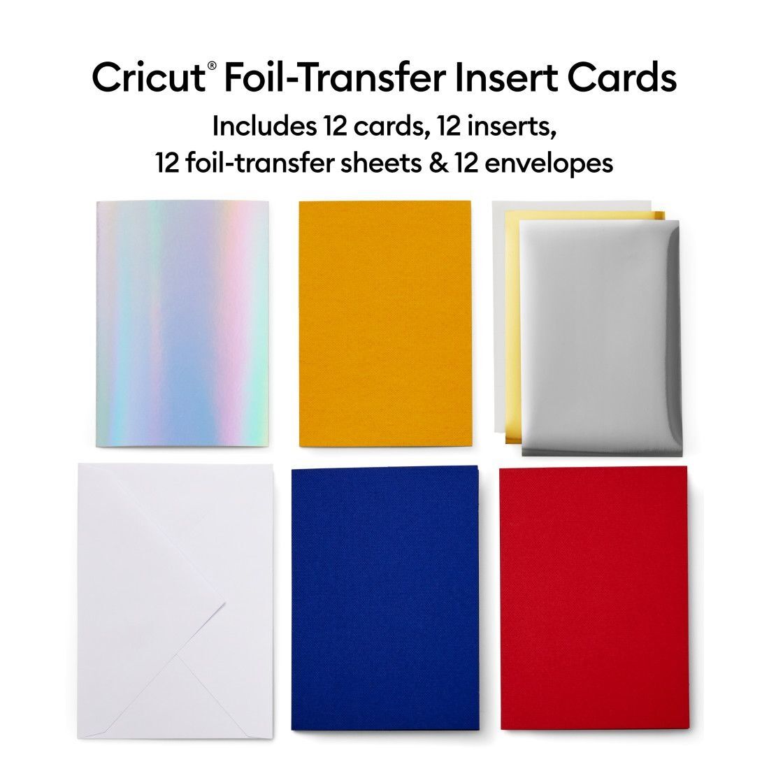 Cricut Foil Transfer Insert Cards Celebration Sampler (R40 12pcs) (2009477)