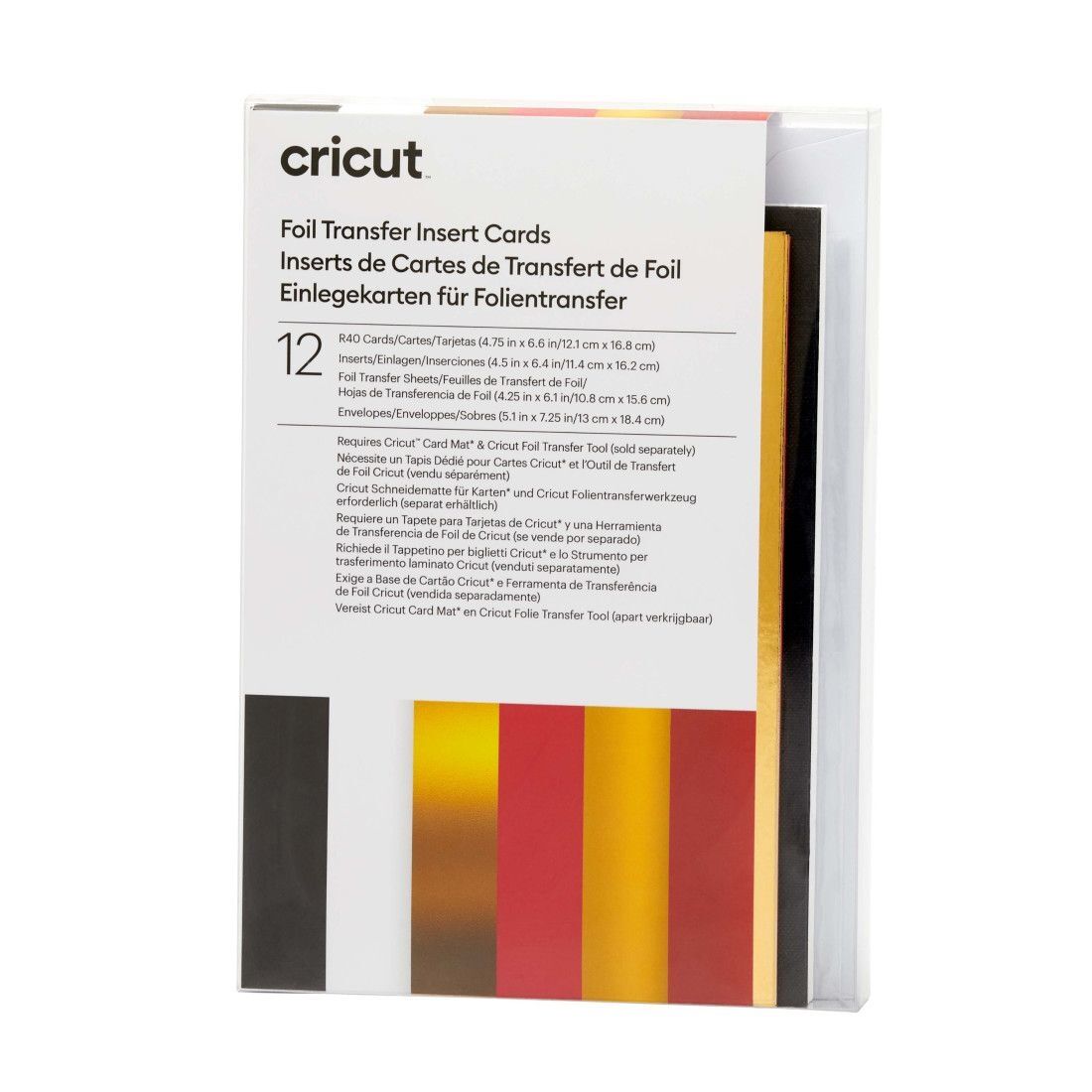 Cricut Foil Transfer Insert Cards Royal Flush Sampler (R40 12pcs) (2009480)