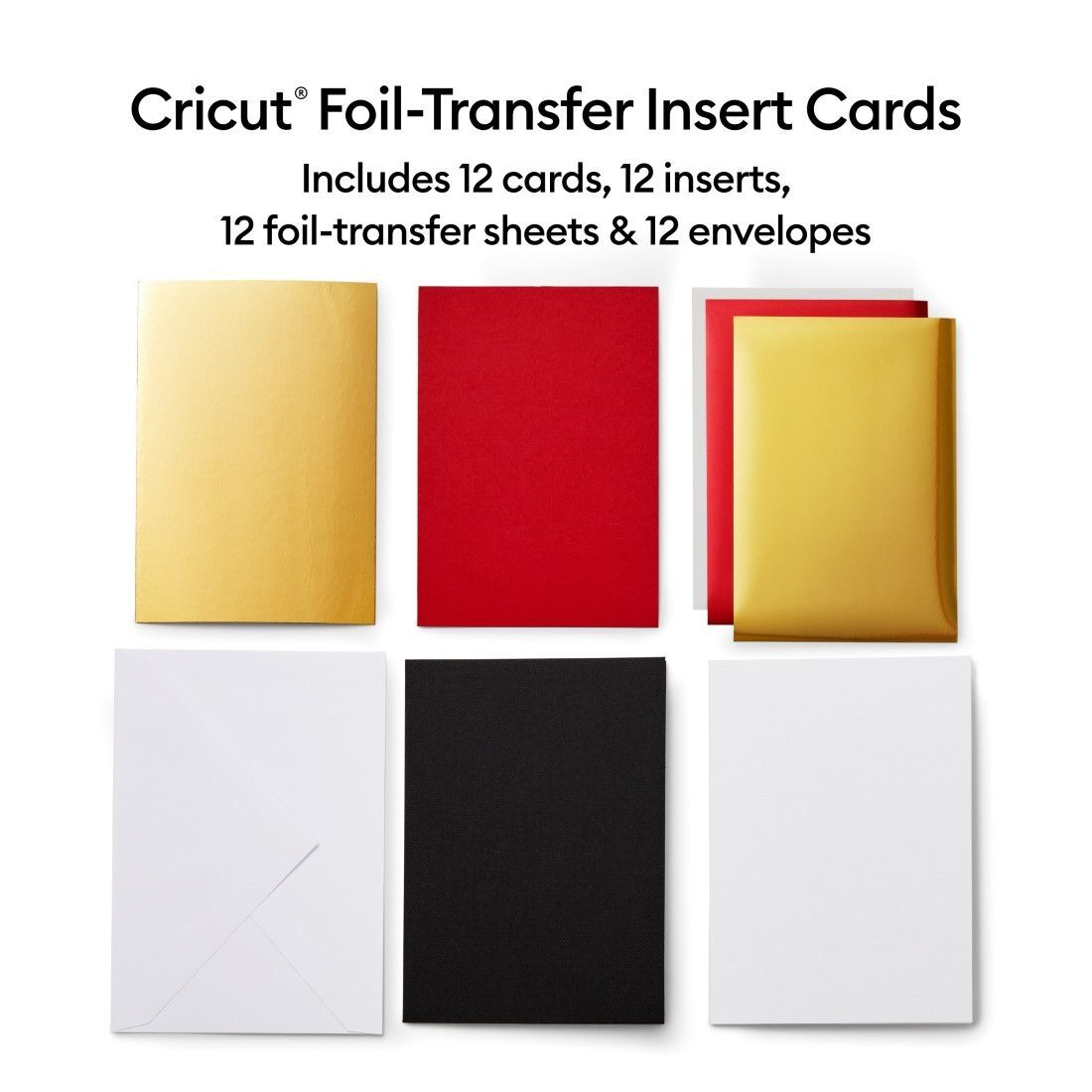 Cricut Foil Transfer Insert Cards Royal Flush Sampler (R40 12pcs) (2009480)