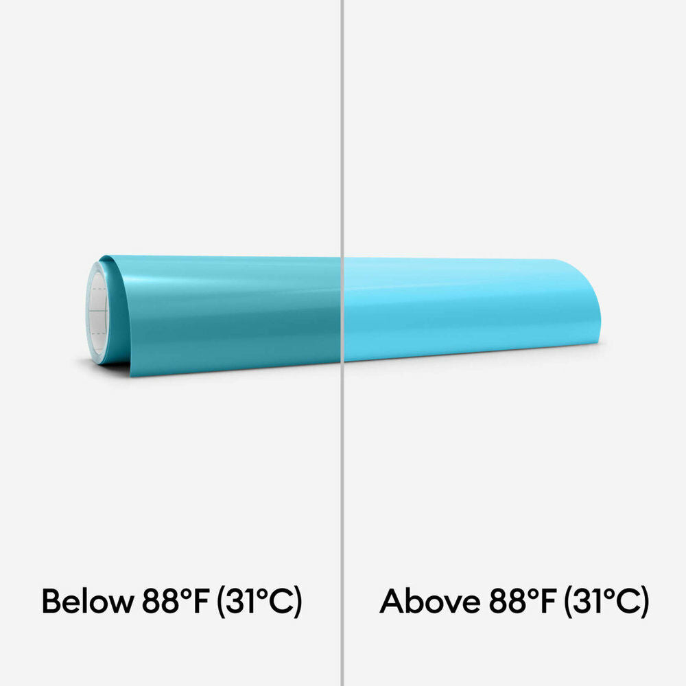 Color-Changing Vinyl Permanent Heat-Activated Turquoise - Light Blue (30,5x61cm) (2009589)