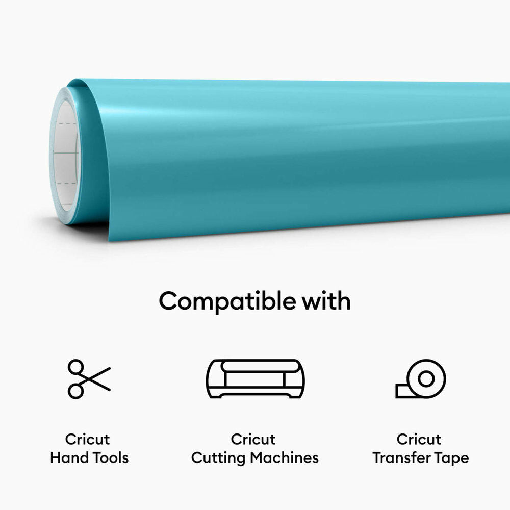 Color-Changing Vinyl Permanent Heat-Activated Turquoise - Light Blue (30,5x61cm) (2009589)