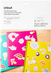 Printable Sticker Paper A4 White (8pcs) (2010361)