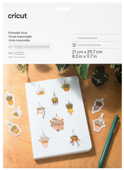 Printable Vinyl A4 - Transparent - (12pcs) (2010363)