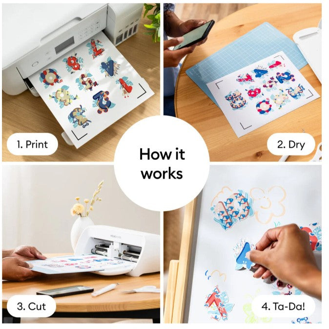 Cricut Printbare Magneetvellen A4 21 x 29,7 cm (3 vellen) (2012792)