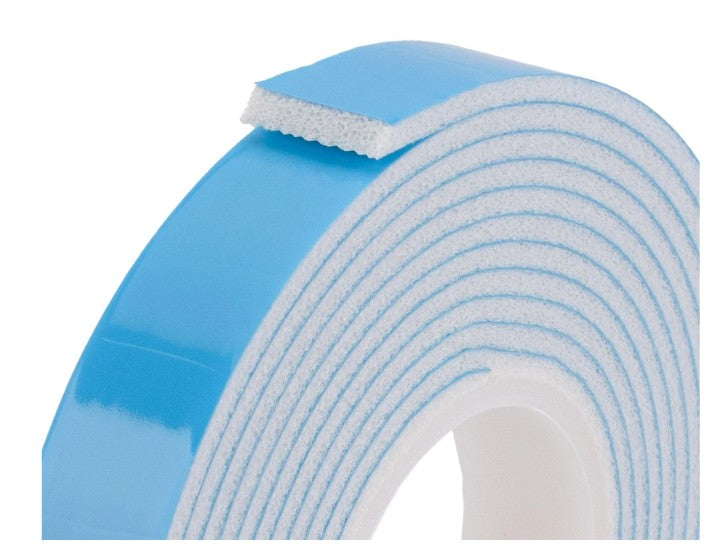 Vaessen Creative • Dubbelzijdige Foamtape 2mmx12mm - 2m wit (20397)