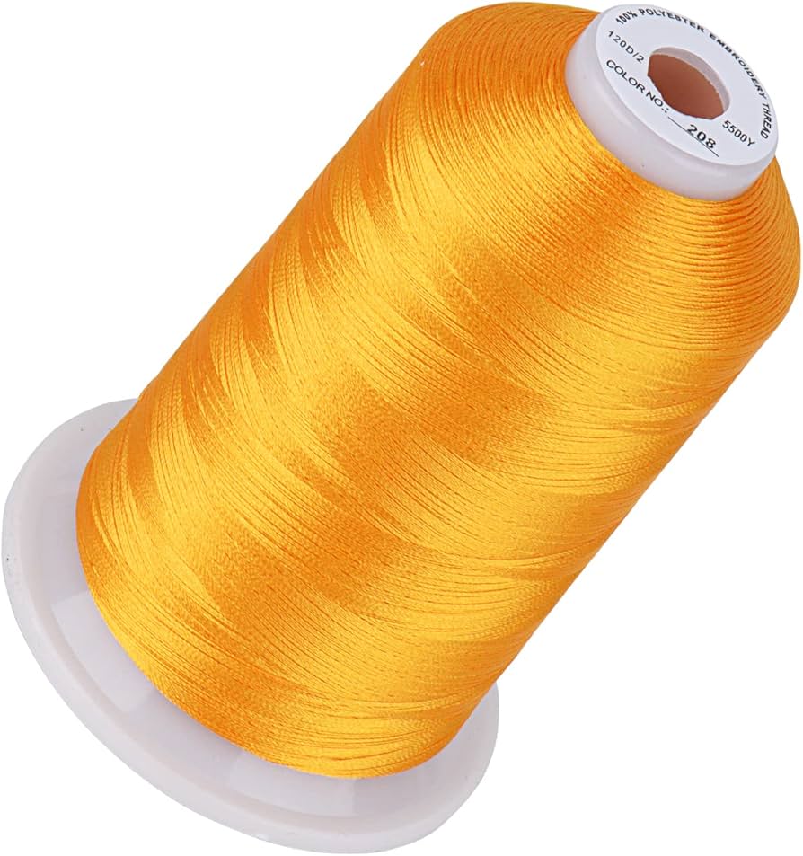 Premium Quality Polyester borduurgaren - 500m - Orange - 208