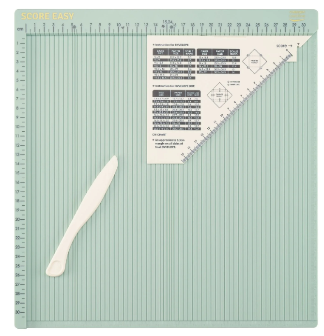 Vaessen Creative • Score Easy Groot Mulifunctioneel Rilbord cm Mint (2137-050)