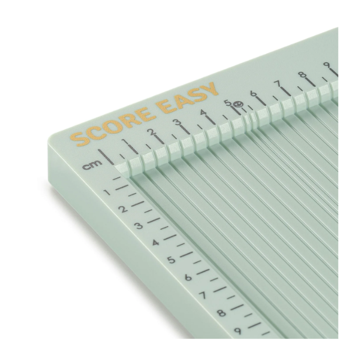Vaessen Creative • Score Easy Groot Mulifunctioneel Rilbord cm Mint (2137-050)