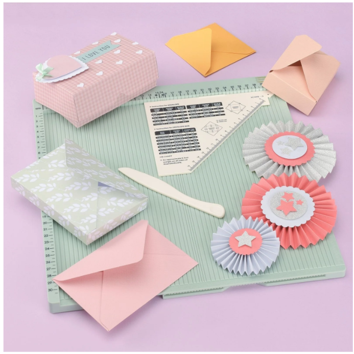 Vaessen Creative • Score Easy Groot Mulifunctioneel Rilbord cm Mint (2137-050)