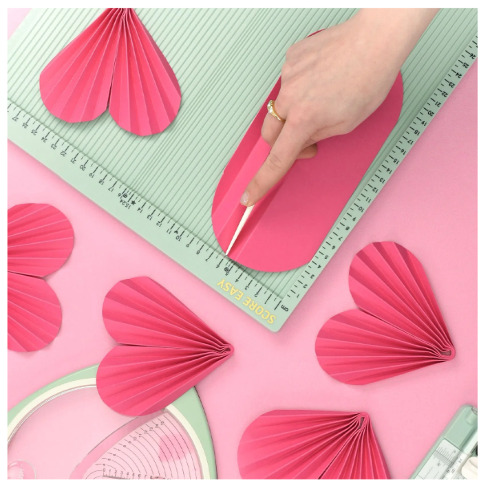 Vaessen Creative • Score Easy Groot Mulifunctioneel Rilbord cm Mint (2137-050)