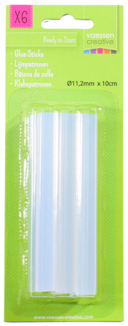 Vaessen Creative • Lijmpatronen 11,2x100mm 6pcs (21535-06)