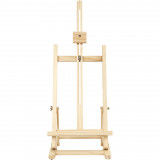 Tafelezel, h: 76 cm, b: 27,5 cm, grenen (22156)