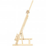 Tafelezel, h: 76 cm, b: 27,5 cm, grenen (22156)