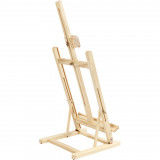 Tafelezel, h: 76 cm, b: 27,5 cm, grenen (22156)