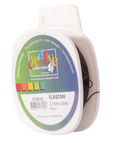 Vaessen Creative • Elastan Koord Elastisch Zwart 0,7mm 20m (23708-02)