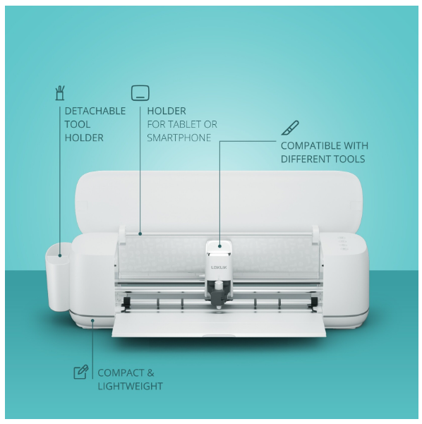 LOKLiK iCraft™ - Margriet Wit - Met gratis 20 vel vinyl en 5 vel Applicatie Tape (240453)