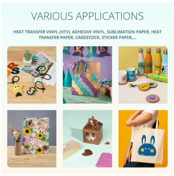 LOKLiK iCraft™ - Margriet Wit - Met gratis 20 vel vinyl en 5 vel Applicatie Tape (240453)