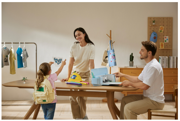 LOKLiK iCraft™ - Bubbelblauw - Met gratis 20 vel vinyl en 5 vel Applicatie Tape (240460)
