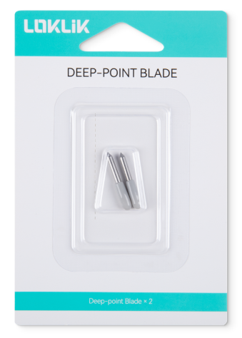 LOKLiK iCraft™ Mes met diepe punt - 2 Stuks (240521)