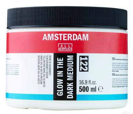 Glow in the dark medium 122 pot 500 ml (24183122)